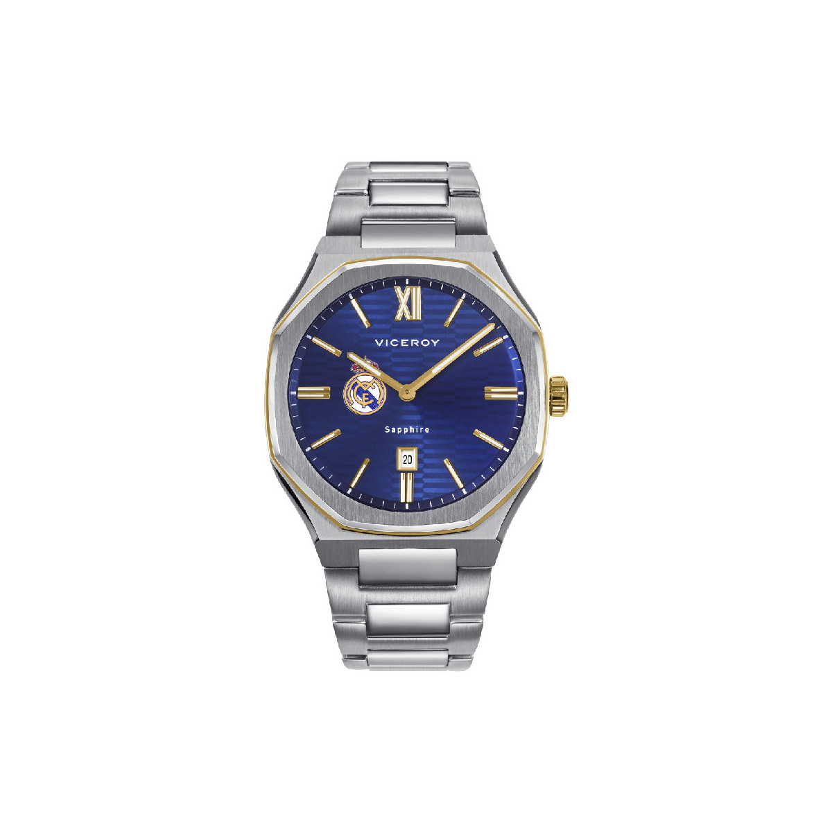 Reloj Viceroy colección Cápsula Real Madrid cuarzo 40mm bisel IP dorado
