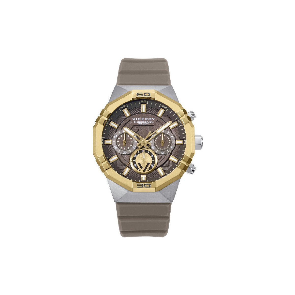 Reloj Viceroy Neo Crono 42mm correa color visón