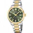 Reloj Festina para hombre bicolor esfera verde 42mm