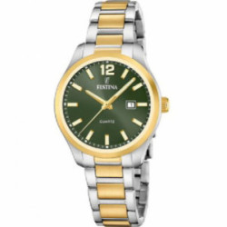 Reloj Festina para mujer bicolor esfera verde 34mm