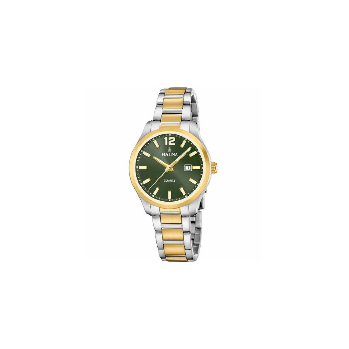 Reloj Festina para mujer bicolor esfera verde 34mm