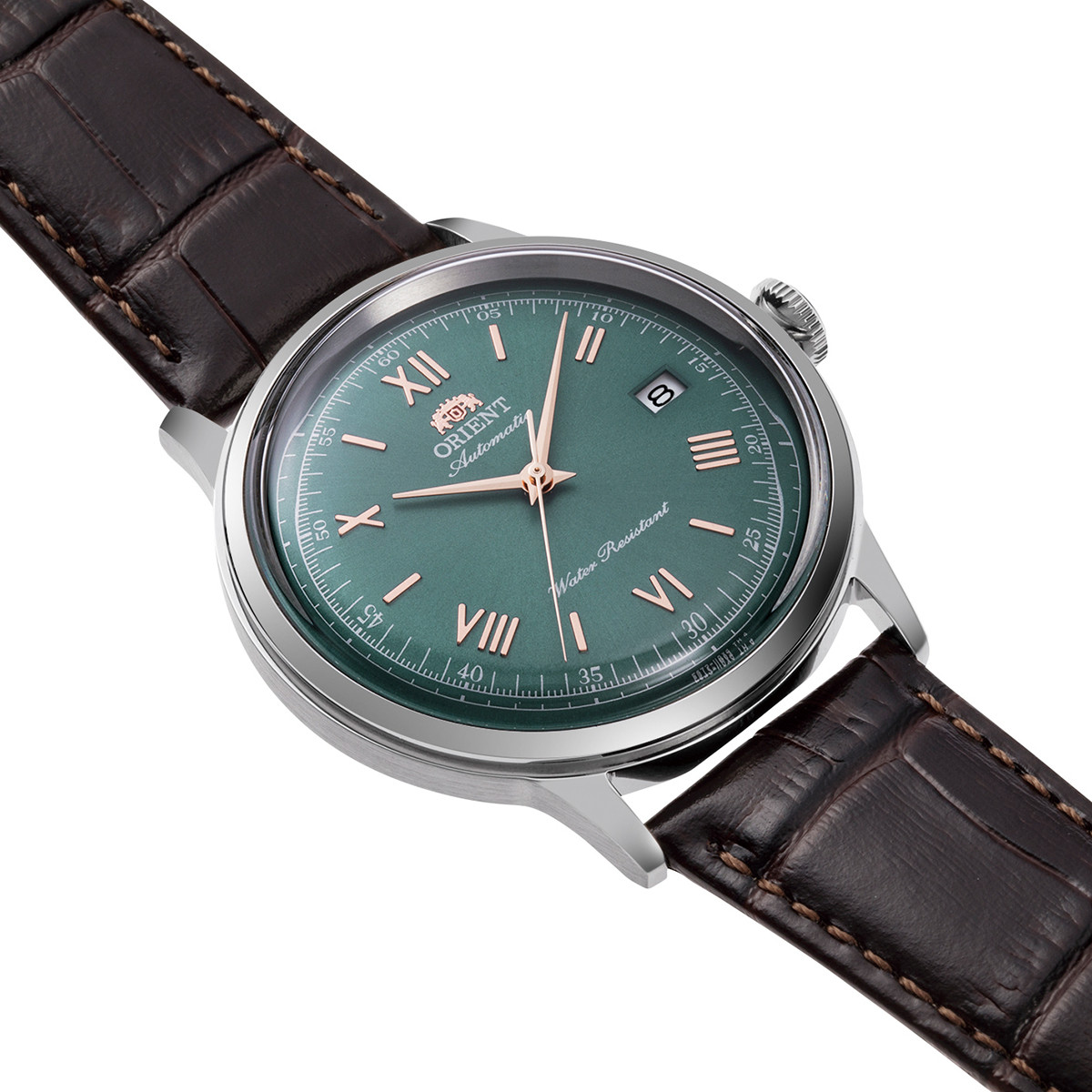 Reloj Orient Bambino auto para hombre 40mm esfera verde