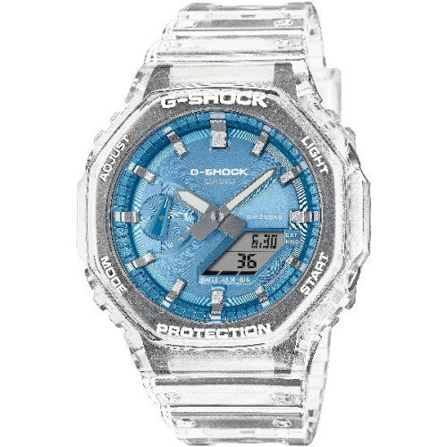Reloj Casio G-Schock Ana-Digi serie GA-2100 esfera azul