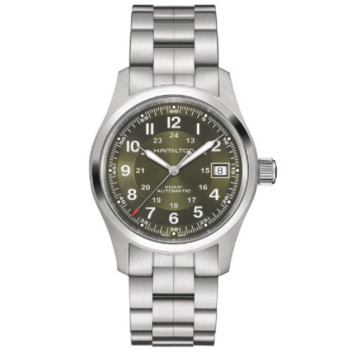 Reloj Hamilton Khaki Field Auto 42 mm esfera verde
