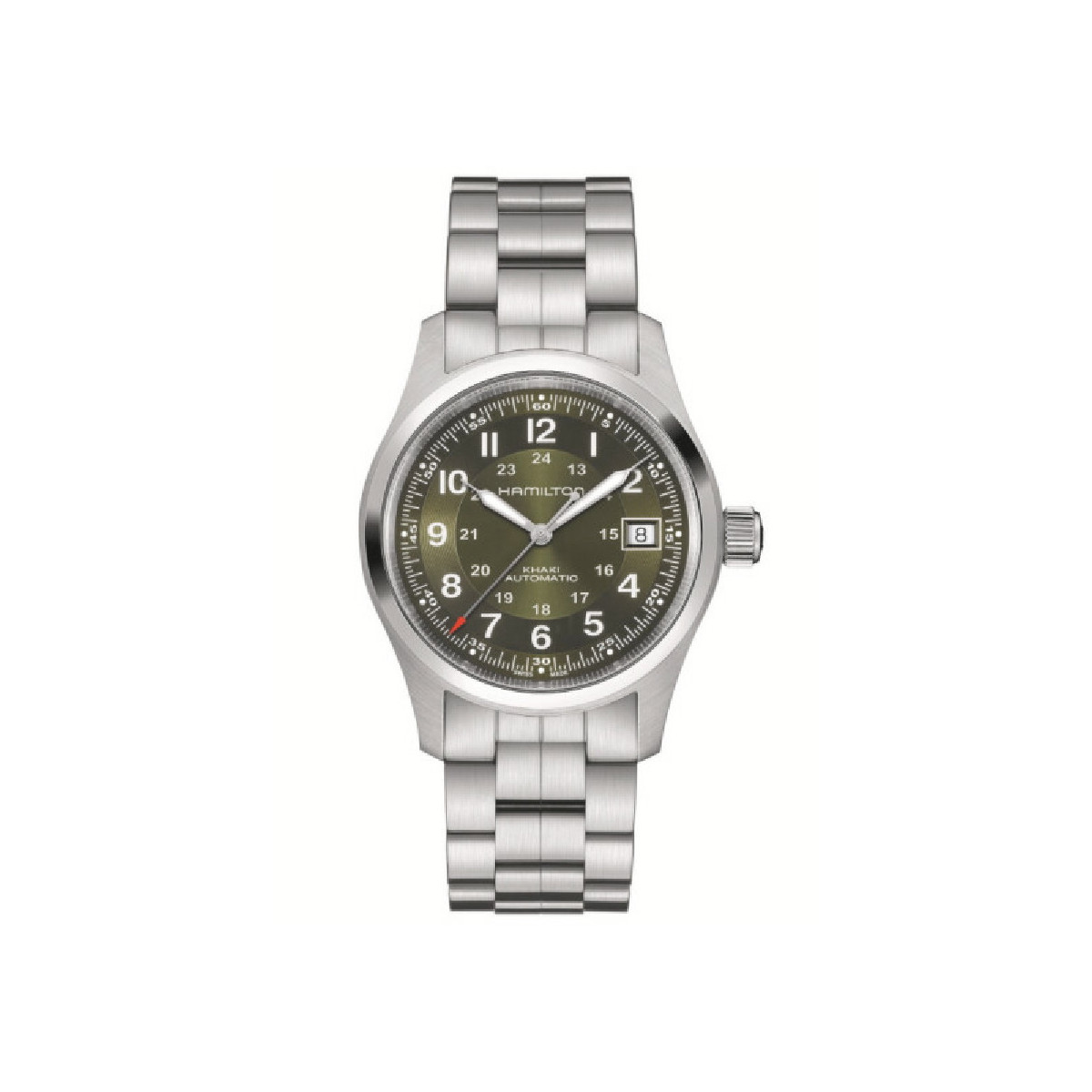Reloj Hamilton Khaki Field Auto 42 mm esfera verde