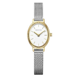Reloj Bering Oval Mini bicolor para mujer