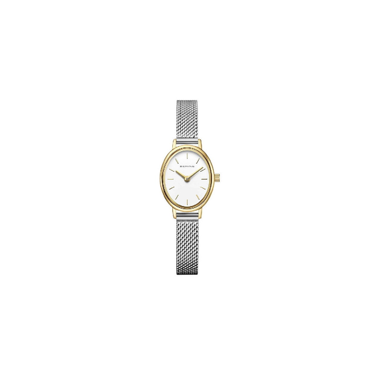 Reloj Bering Oval Mini bicolor para mujer