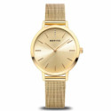 Reloj Bering Classic 34mm para mujer dorado