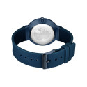 Reloj Bering Classic 41mm correa silicona azul y naranja