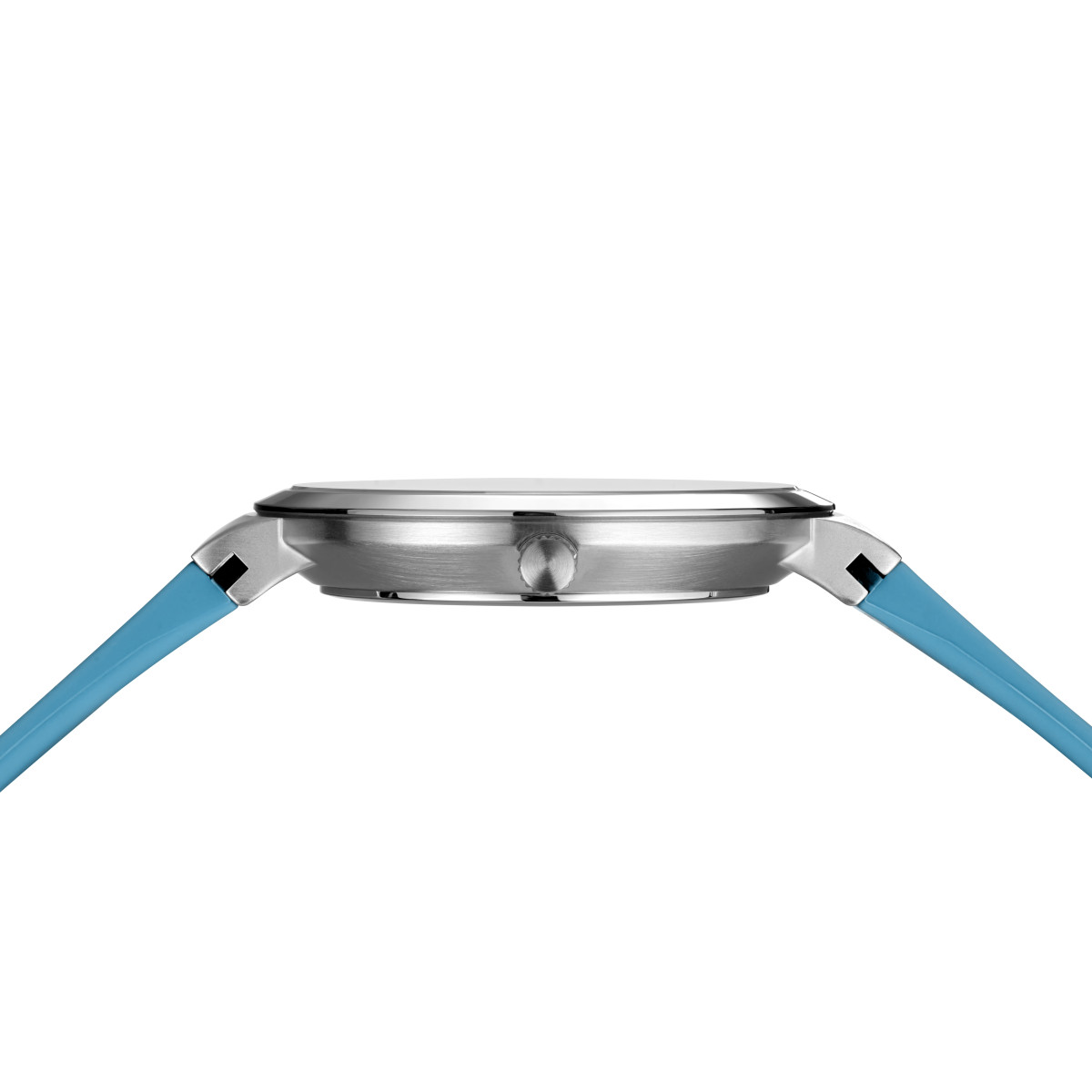 Reloj Bering Classic 41mm correa silicona azul cielo