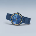 Reloj Bering Ultra Slim de 34mm azul para mujer