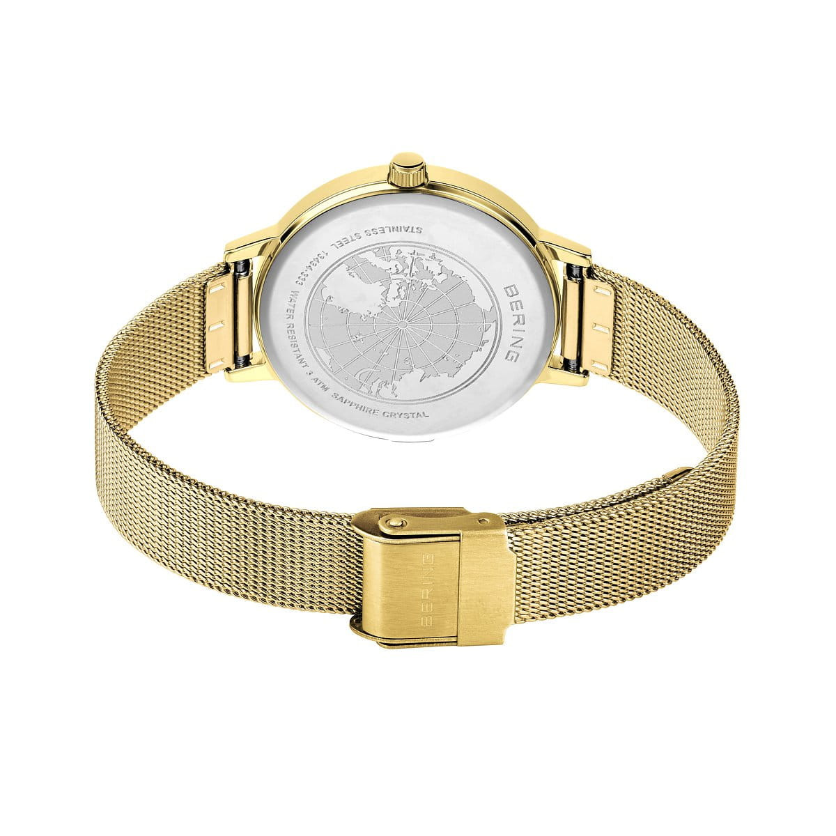 Reloj Bering Classic 34mm para mujer dorado