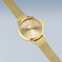 Reloj Bering Classic 34mm para mujer dorado