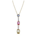 Colgante de Durán Exquse de la colección Armonia de Colores de plata dorada