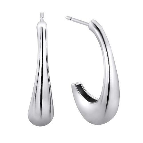 Pendientes Durán Exquse colección Oh! de plata 925 40mm
