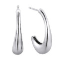 Pendientes Durán Exquse colección Oh! de plata 925 40mm