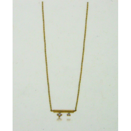 Gargantilla Lecarré oro 750 amarillo con brillantes