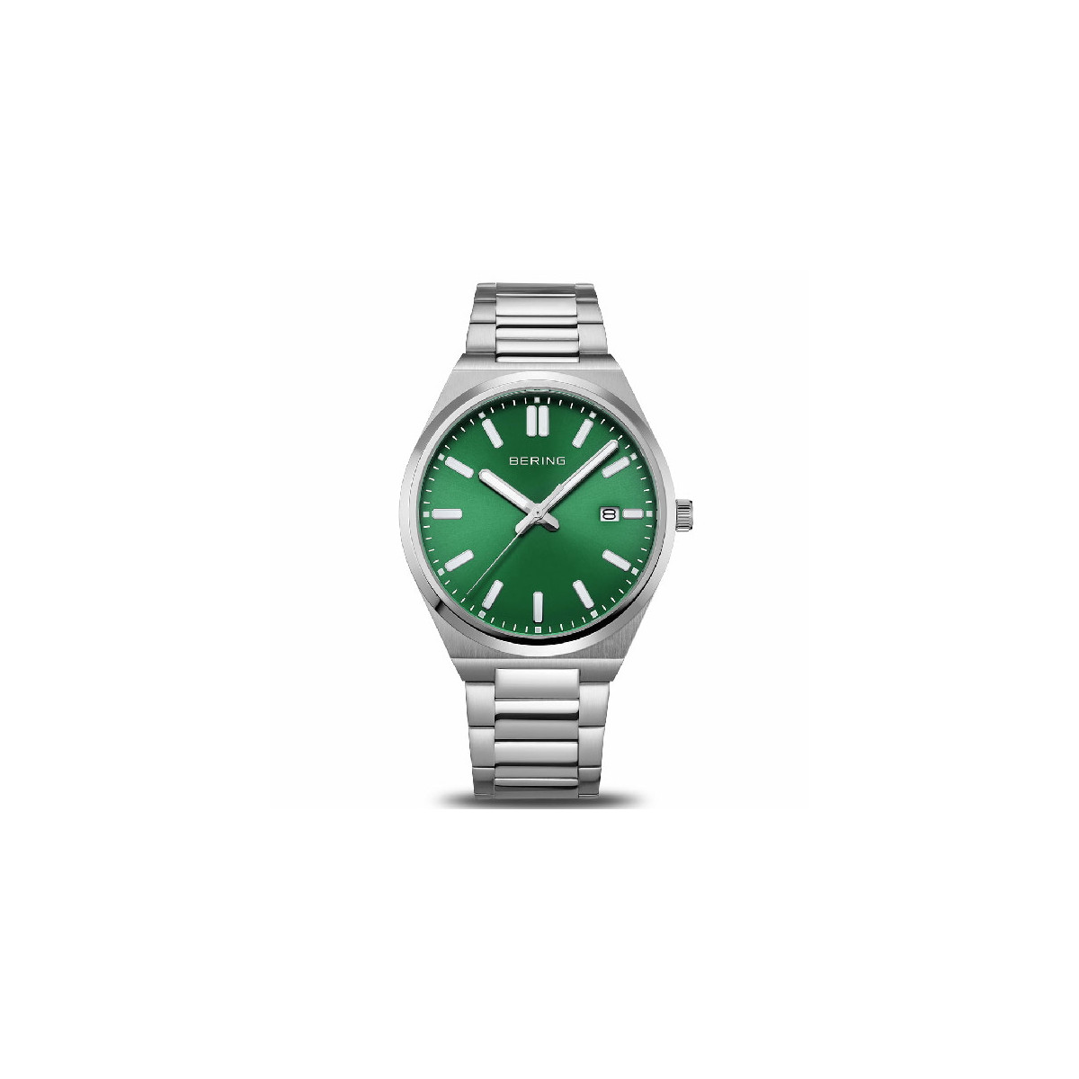 Reloj Bering Classic 39mm para hombre esfera verde