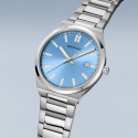 Reloj Bering Classic 39mm para hombre esfera azul cielo