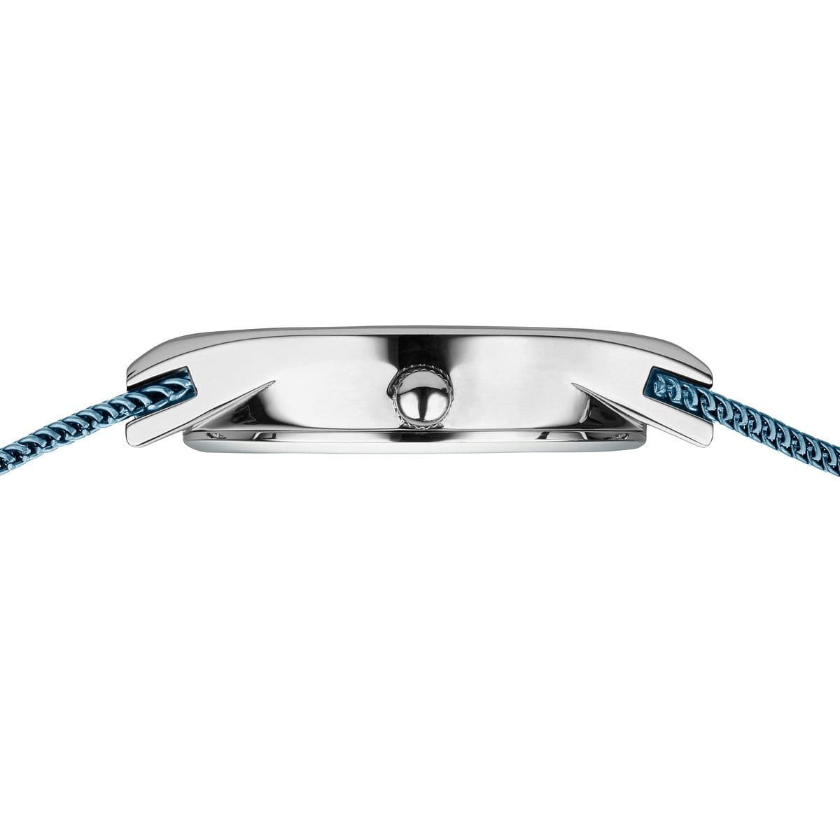Reloj Bering Classic 27mm milanesa IP azul