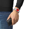 Reloj Tissot PRX para caballero esfera roja