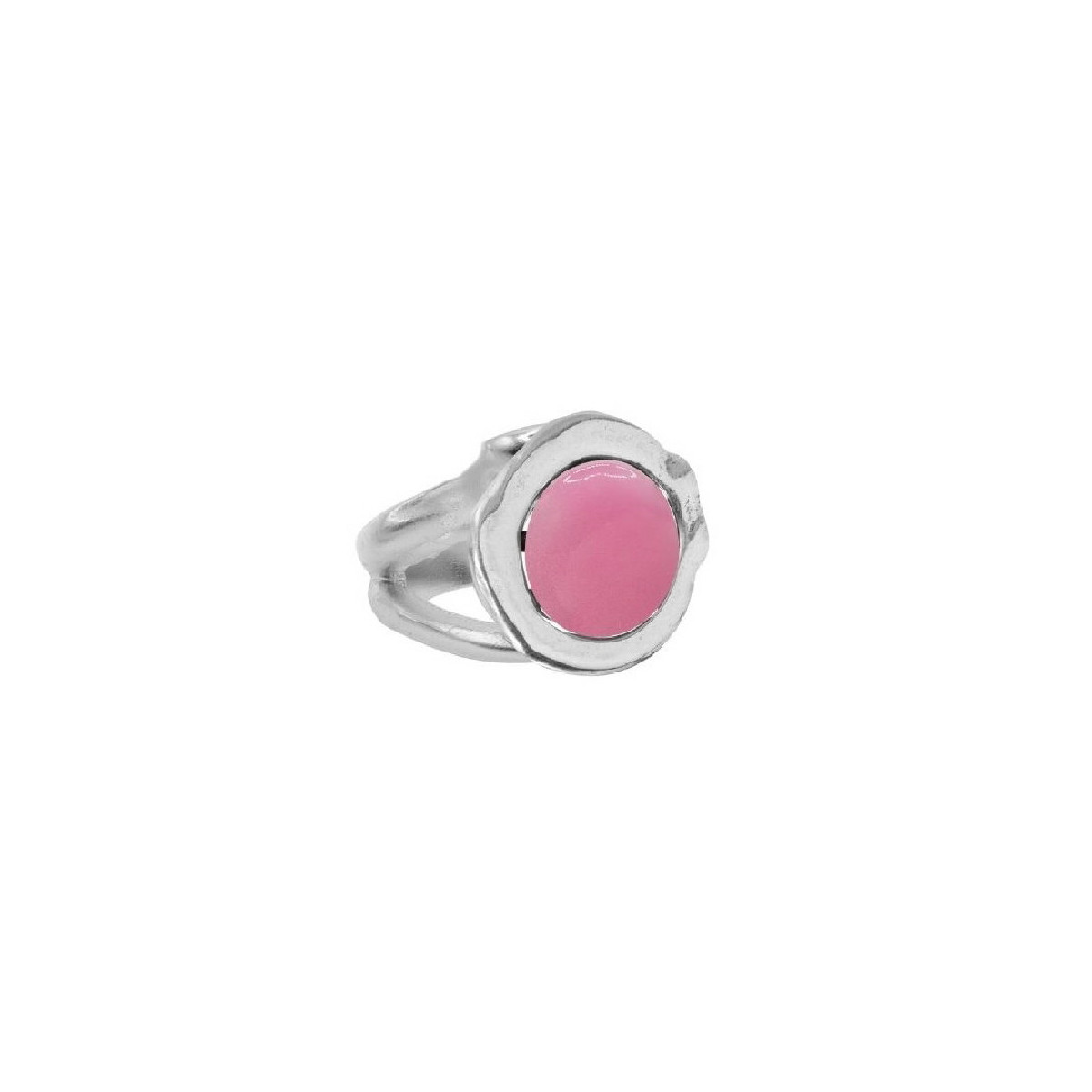 Anillo Ciclón Olimpia cristal murano rosa