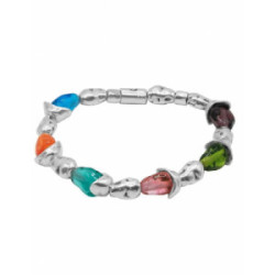 Pulsera Ciclón Pepital cristal de murano multicolor