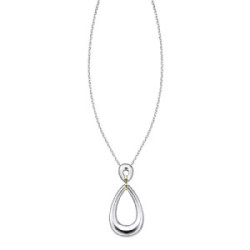Collar Duran Exquse Piccola dos gotas plata 925