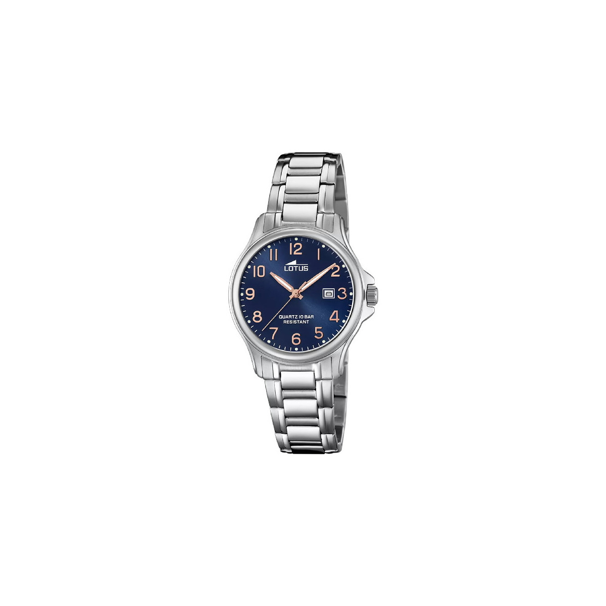 Reloj Lotus Classic Steel para mujer esfera azul 33mm