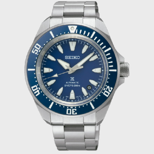 Reloj Seiko Prospex Samurai Diver 41,7mm esfera azul