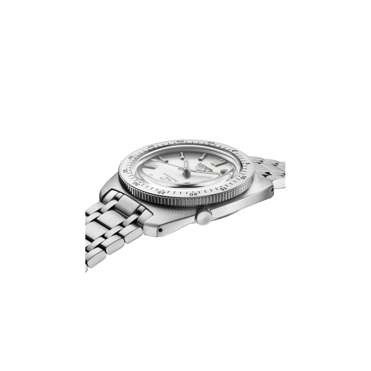 Reloj Seiko 5 Sports Reedición 1960 Edición Limitada esfera plateada