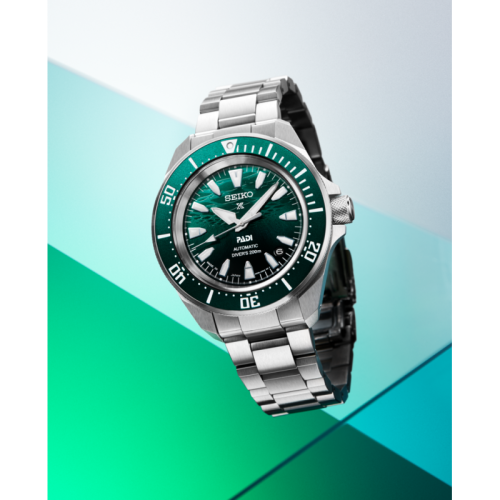Reloj Seiko Prospex Samurai Diver 41,7mm esfera verde