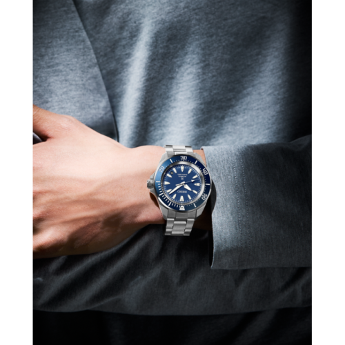 Reloj Seiko Prospex Samurai Diver 41,7mm esfera azul
