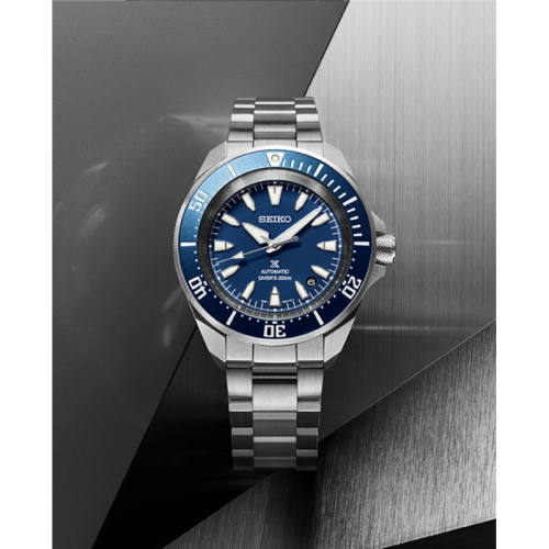Reloj Seiko Prospex Samurai Diver 41,7mm esfera azul