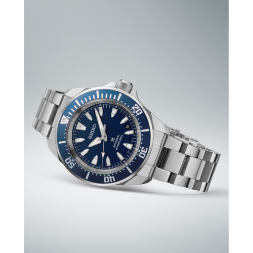 Reloj Seiko Prospex Samurai Diver 41,7mm esfera azul