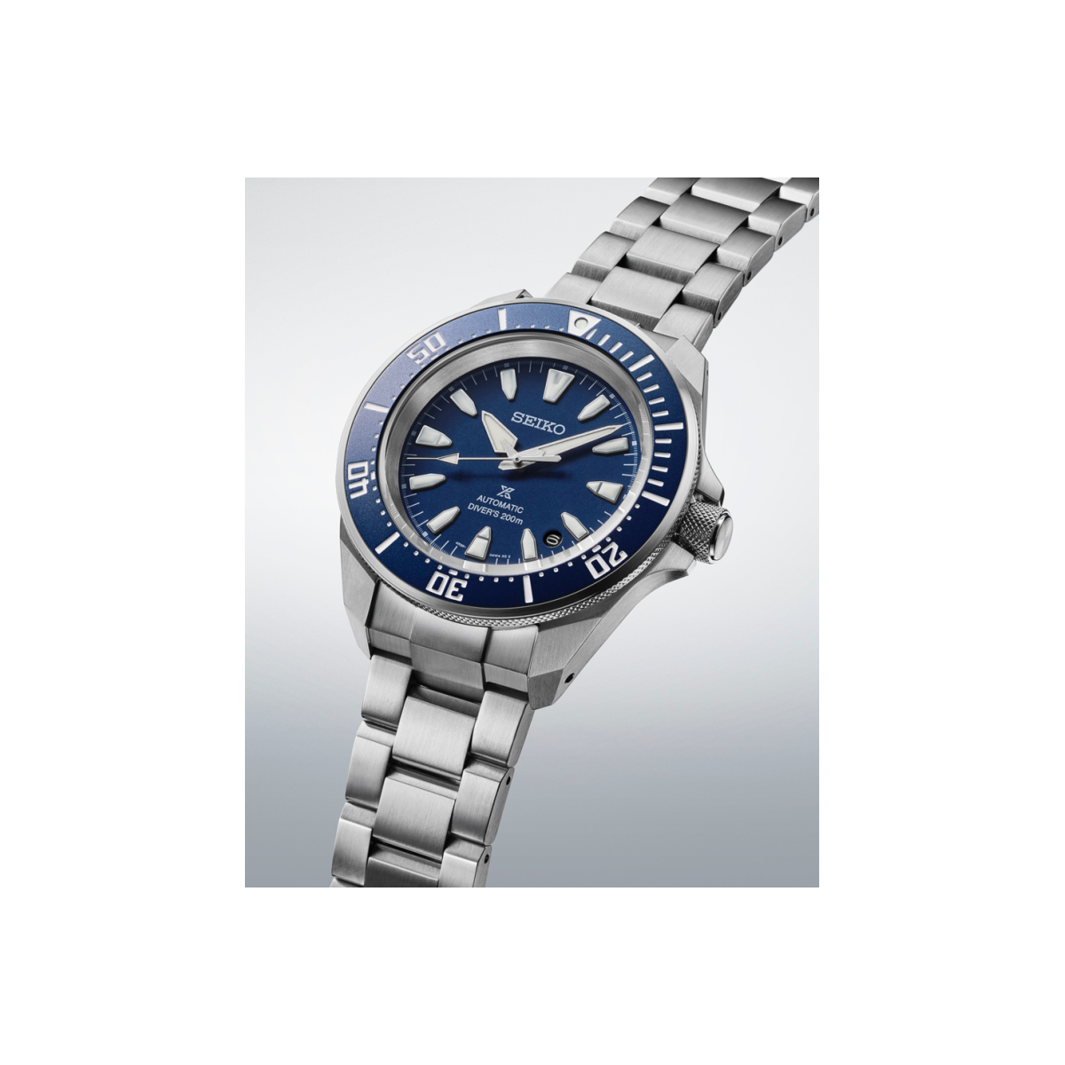 Reloj Seiko Prospex Samurai Diver 41,7mm esfera azul