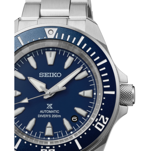 Reloj Seiko Prospex Samurai Diver 41,7mm esfera azul