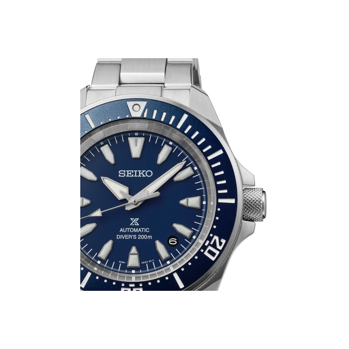 Reloj Seiko Prospex Samurai Diver 41,7mm esfera azul