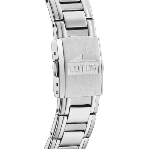 Reloj Lotus Classic Steel para hombre esfera azul 40mm