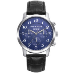 Reloj Viceroy Grand multifunción acero 40mm correa azul
