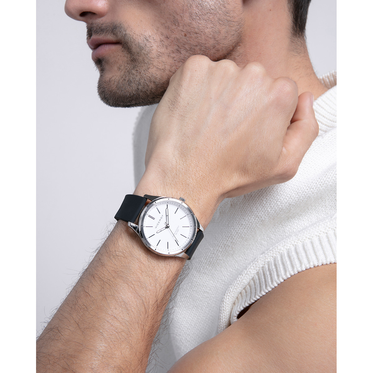 Reloj Viceroy para hombre 42mm correa de silicona
