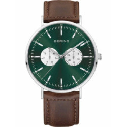 Reloj Bering Classic para hombre 40 correa marrón