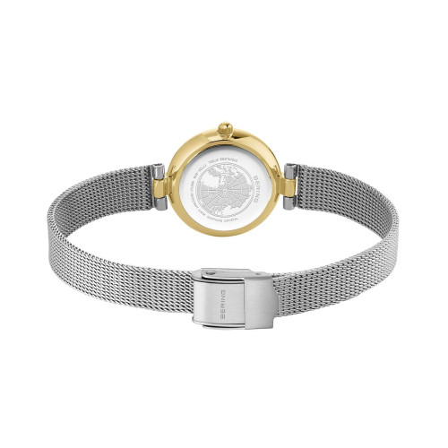 Set reloj Bering Classic bicolor 24mm para mujer y pulsera