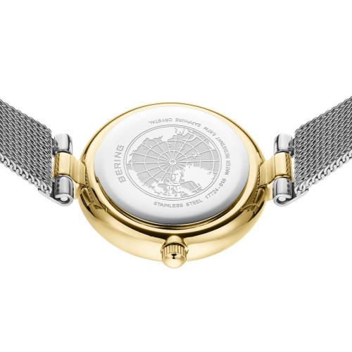 Set reloj Bering Classic bicolor 24mm para mujer y pulsera