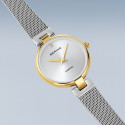 Set reloj Bering Classic bicolor 24mm para mujer y pulsera