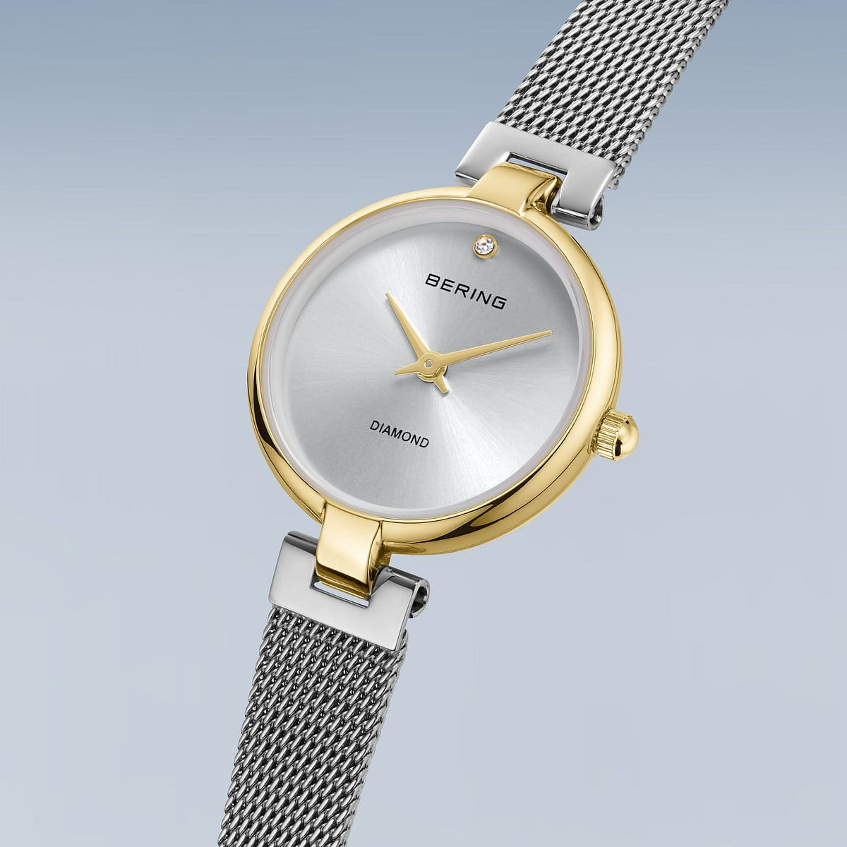 Set reloj Bering Classic bicolor 24mm para mujer y pulsera