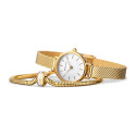 Set reloj Bering Classic 22mm y pulsera IP dorado para mujer