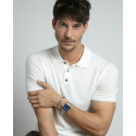 Pulsera Viceroy Fashion de acero y caucho azul