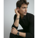 Pulsera Viceroy Fashion de acero y caucho negro