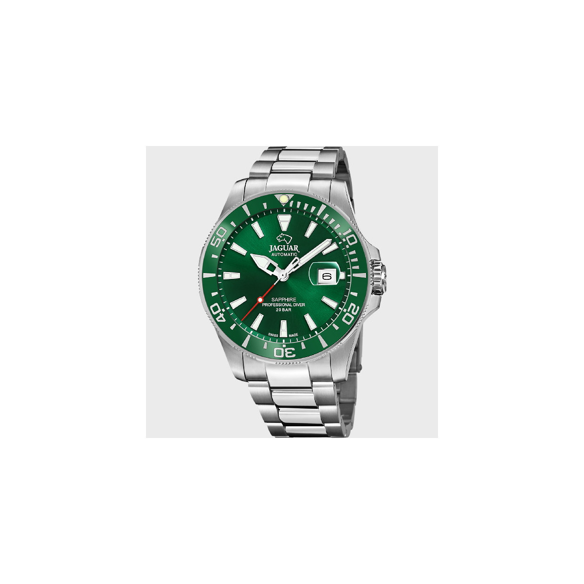 Reloj Jaguar Executive Diver verde Auto para hombre